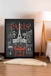 Wallity Pintura Decorativa Enmarcada Multicolor 70 x 100 cm